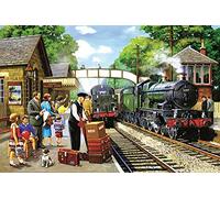 HKFLD DIY Full Drill 5D Diamond Painting Kit steam Train Drill Diamond Painting by Number Kit Embroidery Cross Stitch Pictures Arts Craft Canvas for Home Wall Decor 30x40cm