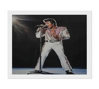 HKFLD Elvis Presley，Diamond Painting Kits for Adults, 5D Diamond Art Kits for Beginners, DIY Full Drill Picture with Diamond for Home Wall Decor-30 * 40cm