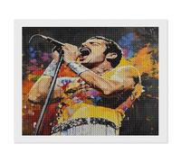 HKFLD Queen Freddy.Adult Diamond Painting Set, Diamond Art, 5D Round Full Diamond Diamond Painting Gem Art Set for Home Wall Decoration 40 * 50cm