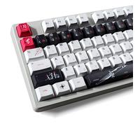 Hkfos XVX Japanese Keycaps- Premiun PBT Keyboard Keycaps, Dye Sublimation Bow Keycap Set with Cherry Profile,134 Keys Keycap for Mechanical Keyboard