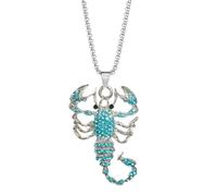 HKGYTRBN Bracelet Charms Colored Rhinestone Owl Crystal Pendant Women Sweater Chain Necklace Accessories Fashion Jewelry
