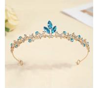 HKGYTRBN Bridal Crystal Crown Goddess Princess Wedding Headband for Women Elegant Performance Hair Accessories Birthday Gift 1pc