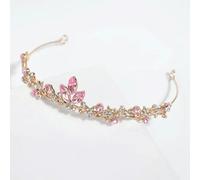 HKGYTRBN Bridal Crystal Crown Goddess Princess Wedding Headband for Women Elegant Performance Hair Accessories Birthday Gift 1pc