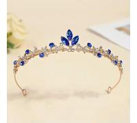 HKGYTRBN Bridal Crystal Crown Goddess Princess Wedding Headband for Women Elegant Performance Hair Accessories Birthday Gift 1pc