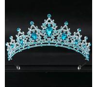 HKGYTRBN Wedding Hair Crystal Bridal Crown Silver Color Diadem Veil Wedding Hair Accessories Headpieces Head Jewelry