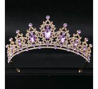 HKGYTRBN Wedding Hair Crystal Bridal Crown Silver Color Diadem Veil Wedding Hair Accessories Headpieces Head Jewelry