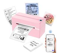 HKHKPI 4x6 Wireless Bluetooth Shipping Label Printer for Small Business Thermal Printers Compatible with Android, iPhone, Windows Mac, Widely Used for Amazon USPS