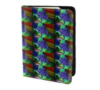 HKHLHLH Abstract Floral Printing 5.5 Inch Passport Holder Case with Document Credit Card Organizer for Travel