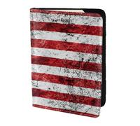HKHLHLH American Flag Independence Fourth of July Printing 5.5 Inch Passport Holder Case with Document Credit Card Organizer for Travel