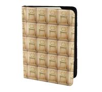 HKHLHLH Antique Building with Roman Olive Branch and Greek Printing 5.5 Inch Passport Holder Case with Document Credit Card Organizer for Travel