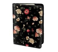 HKHLHLH Autumn Beautiful Floral Printing 5.5 Inch Passport Holder Case with Document Credit Card Organizer for Travel