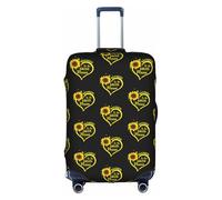 HKHLHLH Blessed to Be Called Nana Sunflower Printing Elastic Suitcase Cover with Print Side Invisible Zippers Protects Luggage from Dust Scratches