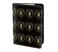 HKHLHLH Bug Wreath Printing 5.5 Inch Passport Holder Case with Document Credit Card Organizer for Travel