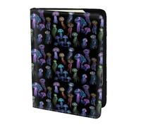 HKHLHLH Color Jellyfish Printing 5.5 Inch Passport Holder Case with Document Credit Card Organizer for Travel