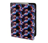 HKHLHLH Colorful Jellyfish Printing 5.5 Inch Passport Holder Case with Document Credit Card Organizer for Travel