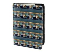 HKHLHLH Cute Bulldog Printing 5.5 Inch Passport Holder Case with Document Credit Card Organizer for Travel