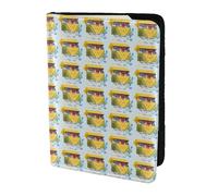 HKHLHLH Cute Crayons Box Printing 5.5 Inch Passport Holder Case with Document Credit Card Organizer for Travel