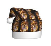HKHLHLH Cute Fox Printing Christmas Hat Great For New Year Annual Ceremonies Festive Gatherings Party Caps Accessory