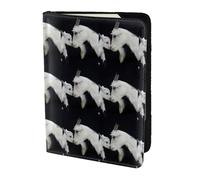 HKHLHLH Cute Goat Baby with Mother Printing 5.5 Inch Passport Holder Case with Document Credit Card Organizer for Travel