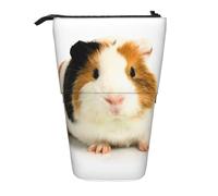 HKHLHLH Cute Guinea Pig Pencil Case Standing Pen Holder Telescopic Pouch Pop Up Cosmetics Bag,for Girls Boys Students
