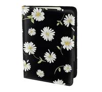 HKHLHLH Daisy Printing 5.5 Inch Passport Holder Case with Document Credit Card Organizer for Travel