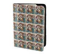 HKHLHLH Dragon and Tiger Printing 5.5 Inch Passport Holder Case with Document Credit Card Organizer for Travel