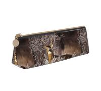 HKHLHLH Free Whitetail Deer Boys Girls Pencil Case for Kids,Multi-Function Pencils Pouch Pen Box for School Work Travel