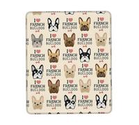 HKHLHLH French Bulldog Mouse Pad With Stitched Edge, Computer Mouse Mat With Non-Slip Rubber Base, Mouse Pads For Laptop