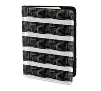HKHLHLH French Bulldog Printing 5.5 Inch Passport Holder Case with Document Credit Card Organizer for Travel