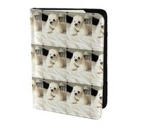 HKHLHLH French Poodle Printing 5.5 Inch Passport Holder Case with Document Credit Card Organizer for Travel