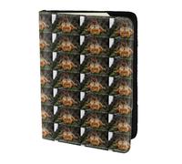 HKHLHLH Funny Squirrel Printing 5.5 Inch Passport Holder Case with Document Credit Card Organizer for Travel