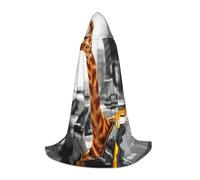 HKHLHLH Giraffe In New York Witch Vampire Wizard Costume Hooded Cape For Teens Masquerade Ball Halloween Party Cosplay