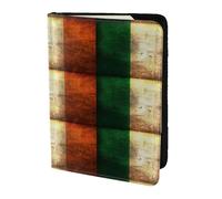 HKHLHLH Irish Flag Printing 5.5 Inch Passport Holder Case with Document Credit Card Organizer for Travel
