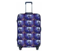 HKHLHLH Killer Whale Printing Elastic Suitcase Cover with Print Side Invisible Zippers Protects Luggage from Dust Scratches