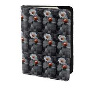 HKHLHLH Ladybug Daisy Printing 5.5 Inch Passport Holder Case with Document Credit Card Organizer for Travel