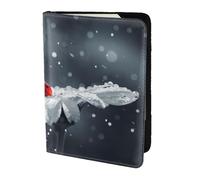 HKHLHLH Ladybug On Daisy Flower Printing 5.5 Inch Passport Holder Case with Document Credit Card Organizer for Travel