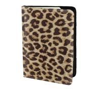 HKHLHLH Leopard Pattern Printing 5.5 Inch Passport Holder Case with Document Credit Card Organizer for Travel