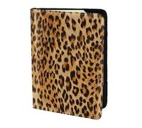 HKHLHLH Leopard Print Printing 5.5 Inch Passport Holder Case with Document Credit Card Organizer for Travel
