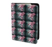 HKHLHLH Orchid Flower Butterfly Soft Fresh Spring Printing 5.5 Inch Passport Holder Case with Document Credit Card Organizer for Travel