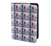 HKHLHLH Paris City Tree Eiffel Tower Art Printing 5.5 Inch Passport Holder Case with Document Credit Card Organizer for Travel