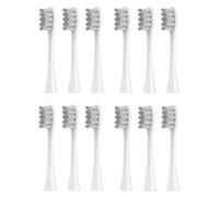 HKIEYDk 12 pcs/Set Electric Toothbrush Replacement Brush Heads Compatible with Oclean X/X PRO/ Z1/ F1/ One/Air 2/ SE Bristle Nozzles(12pcs Gray)(12pcs Gray)