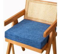 HKJGNH Memory Foam Square Seat Cushion 3/5/8cm thick,40/45/50cm Stool Cushion, Circle Chair Pad with Removable Cover for Dining Kitchen Bar Chairs(F10,50X50X5CM)