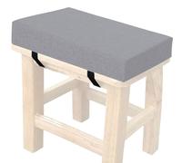 HKJGNH Memory Foam Square Seat Cushion3/5/8cm Thick,35/40/45/50cm Rectangular Stool Cushion,Anti - Slip, Seat Cushion seat Pads Dining Chairs with Removable Cover for Kitchen Bar Chairs(@2,30x40x3cm)