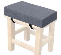 HKJGNH Memory Foam Square Seat Cushion3/5/8cm Thick,35/40/45/50cm Rectangular Stool Cushion,Anti - Slip, Seat Cushion seat Pads Dining Chairs with Removable Cover for Kitchen Bar Chairs(@1,30x40x3cm)