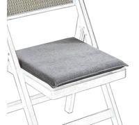 HKJGNH Seat Cushion & Chair Cushion - 4.5cm Thick Square Memory Foam Pad, Non-Slip Bottom with Removable Teddy Fleece Cover, for Dining, Office, Kitchen Chairs(Q2,40x40x4.5cm)