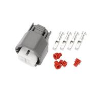 HKKFF 4 Pin O2 Oxygen Sensor Connector Plug No.9098011028 2.2mm Series Female Wire Terminal Connector for Toyota for Lexus Plastic Gray