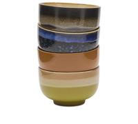 HKliving Noodle Bowls - Set of 4 Groovy One Size