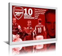 HKLOPUY Footballers Arsenal Fc Dennis Bergkamp Poster Decorative Painting Canvas Wall Posters And Art Picture Print Modern Family Bedroom Decor Posters 08x12inch(20x30cm)