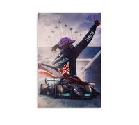 HKLOPUY Racer Lewis Hamilton Poster Decorative Canvas Wall Art 08x12inch(20x30cm) Bedroom Decor