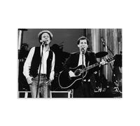 HKLOPUY Simon& Garfunkel Live Poster Decorative Painting Canvas Wall Posters And Art Picture Print Modern Family Bedroom Decor Posters 16x24inch(40x60cm)